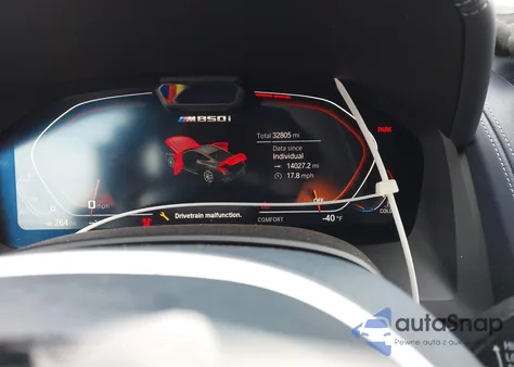 2019 BMW M850I xDrive z USA, uszkodzony, nr VIN WBABC4C52KBU96776